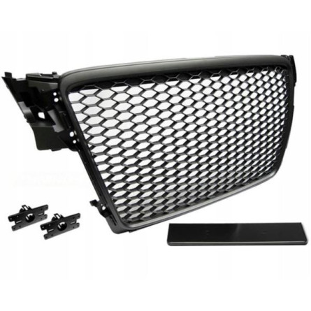 GRILL AUDI A4 B8 8K 08-11 BLACK RS-STYLE