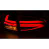 LAMPY VW GOLF 7 13- RED SMOKE LED BAR
