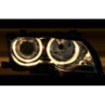 LAMPY PRZEDNIE ANGEL EYES BMW E46 COUPE + CABRIO 10/01-04/03 CHROM