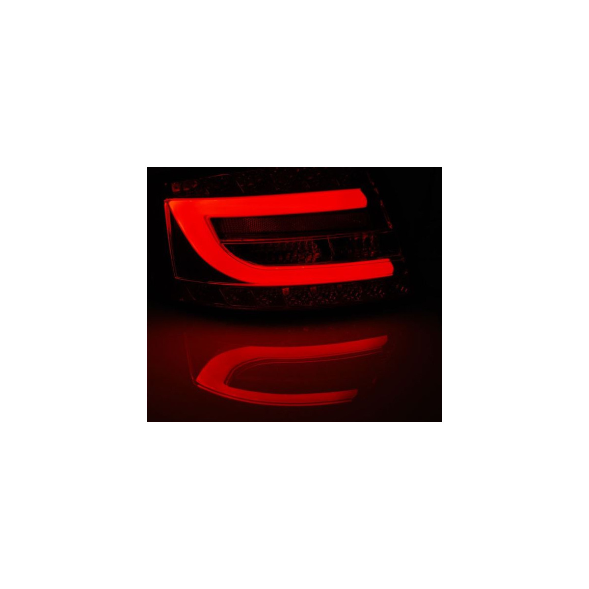 LAMPY LED AUDI A6 C6 4F SEDAN RED WHITE 7PIN
