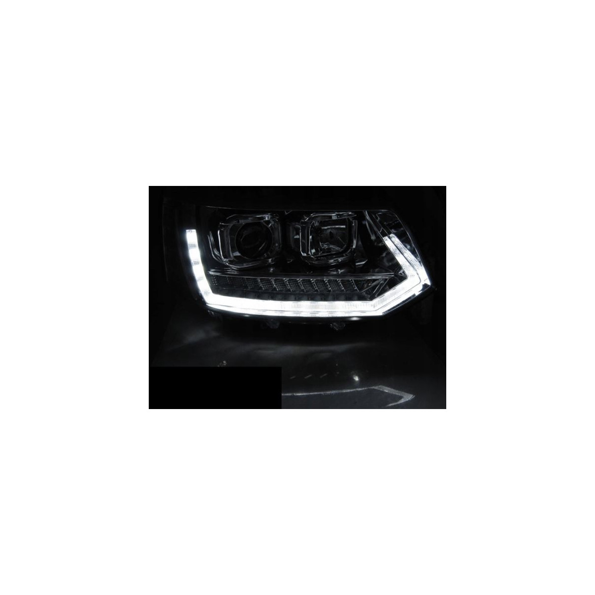 LAMPY VW T5 2010-2015 LED TUBE CHROME T6 LOOK DTS