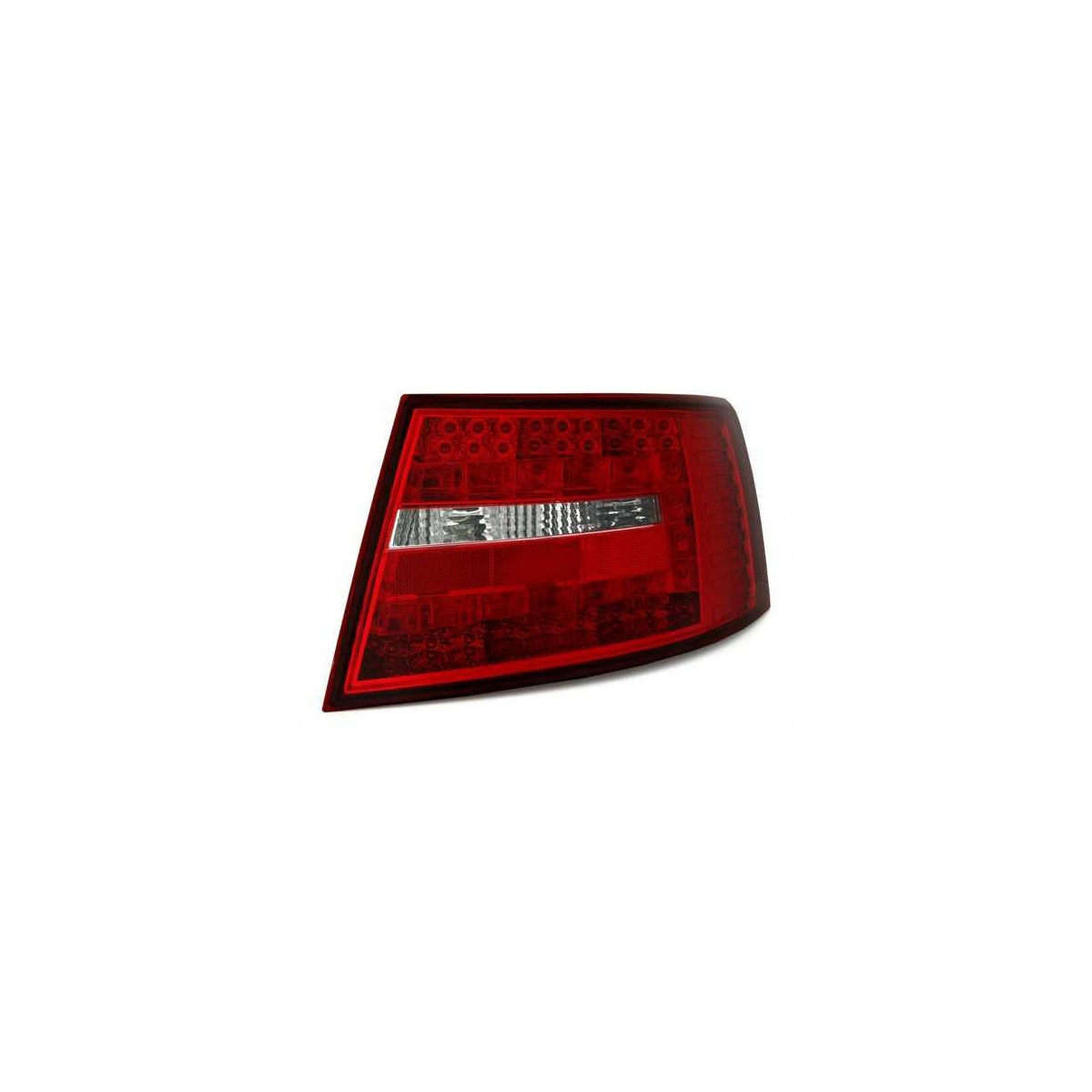 LAMPY TYLNE AUDI A6 C6 4F 04-08 SEDAN RED/WHITE
