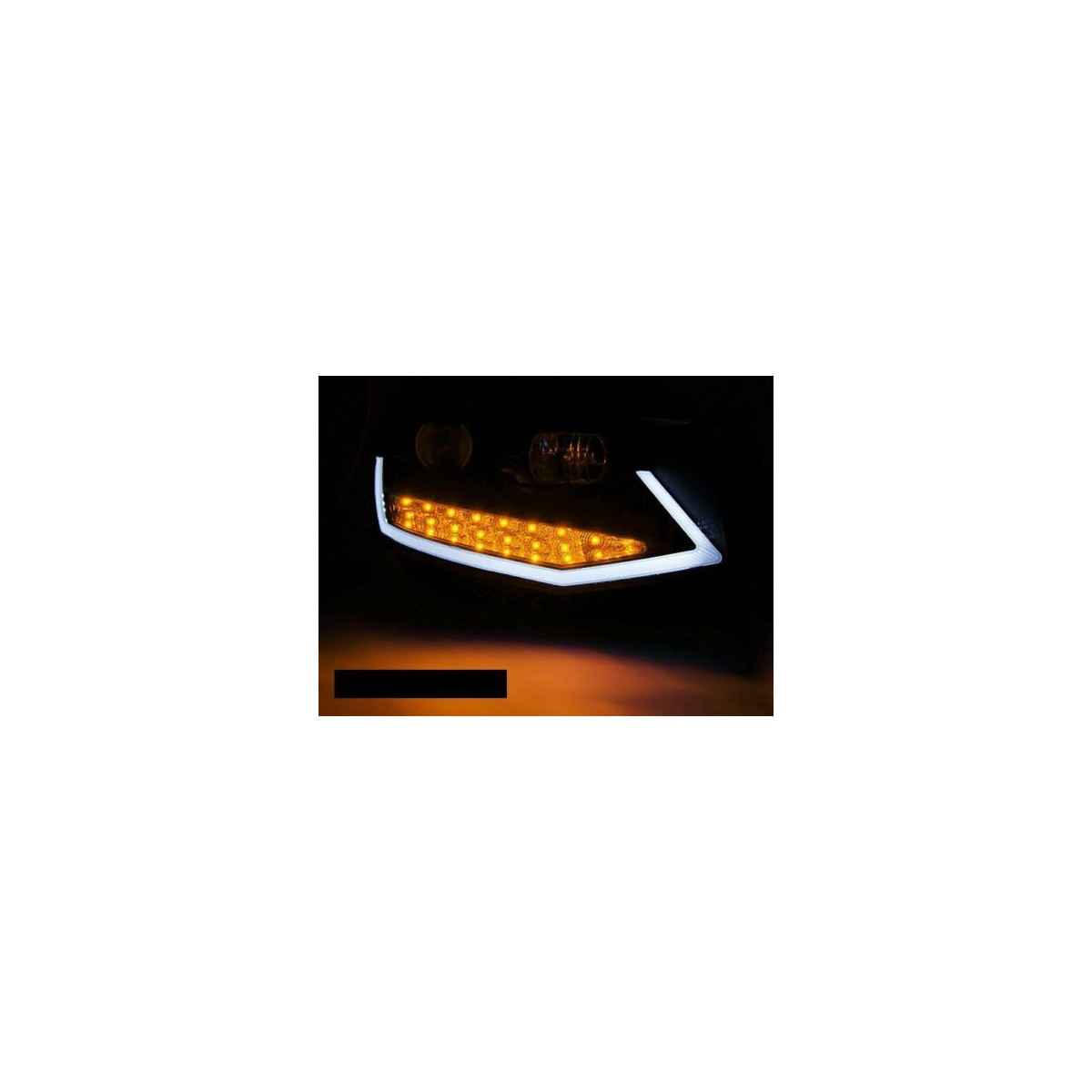 LAMPY VW T6 15- CHROME TUBE LIGHT LED SEQ DRL