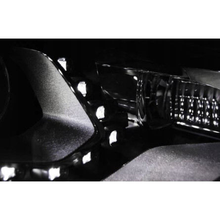 LAMPY PRZEDNIE VW TIGUAN 2011 - 2015 DRL BLACK