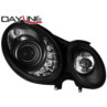 LAMPY PRZEDNIE DAYLINE LED MERCEDES W211 02-06 BLACK HD