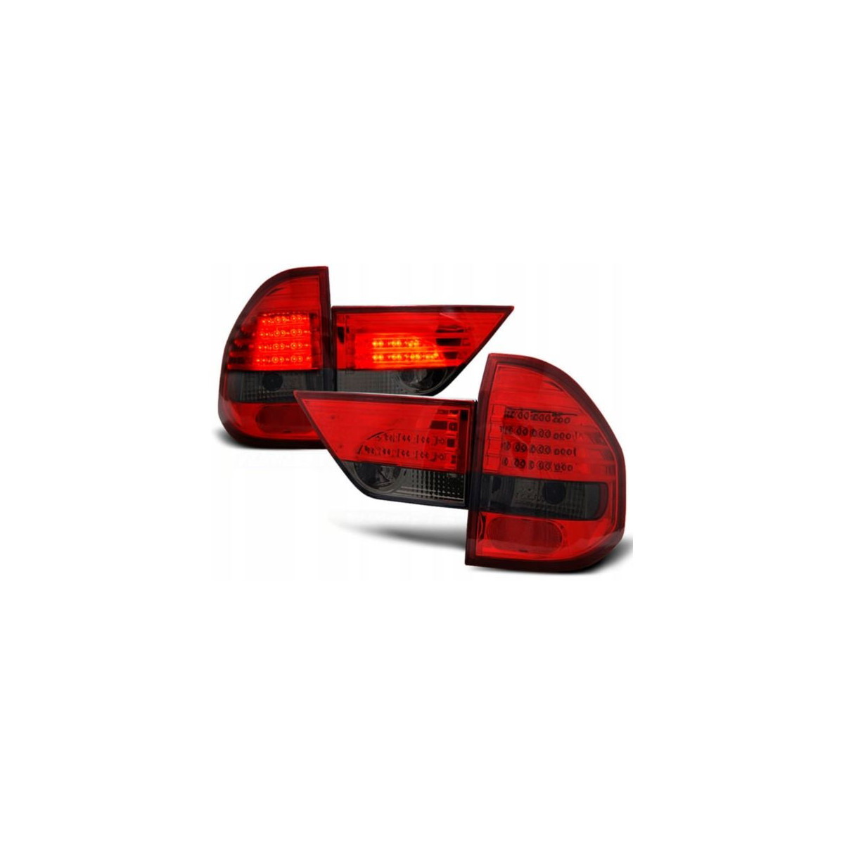 LAMPY TYLNE LED BMW X3 E83 01/04-10 RED SMOKE