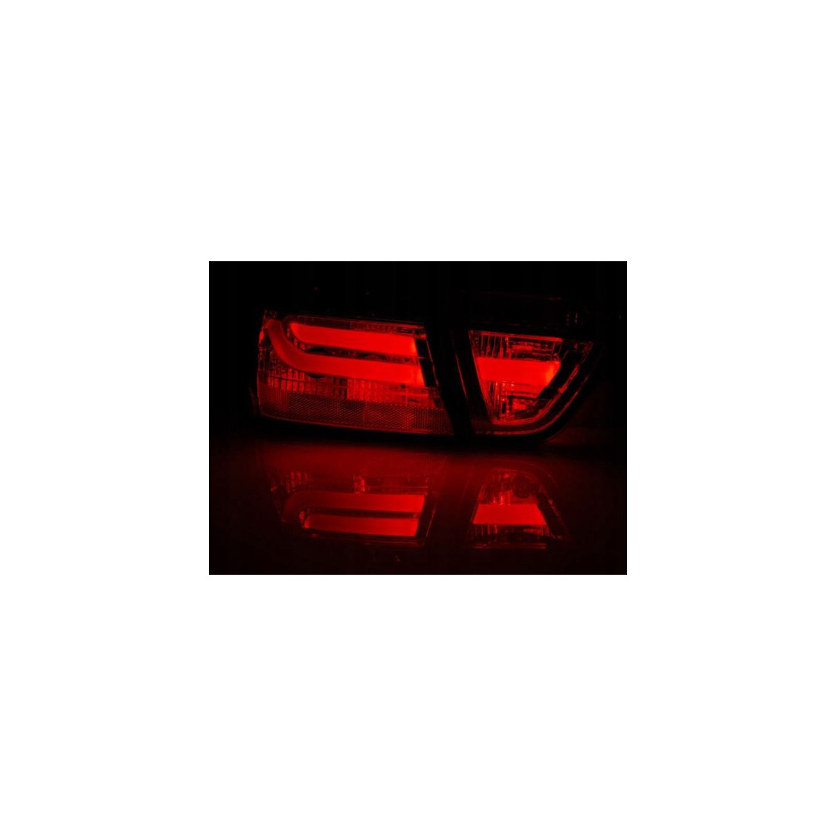 LAMPY D. BMW E90 03.05-08.08 RED SMOKE LED BAR