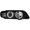 LAMPY PRZEDNIE ANGEL EYES BMW X5 E53 5/00-11/03 BLACK  H7/H7