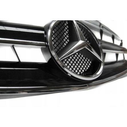 GRILL MERCEDES W221 05-09 CL STYLE BLACK CHROME
