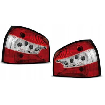 LAMPY TYLNE NOWE AUDI A3 8L 96-00 CLEAR RED WHITE