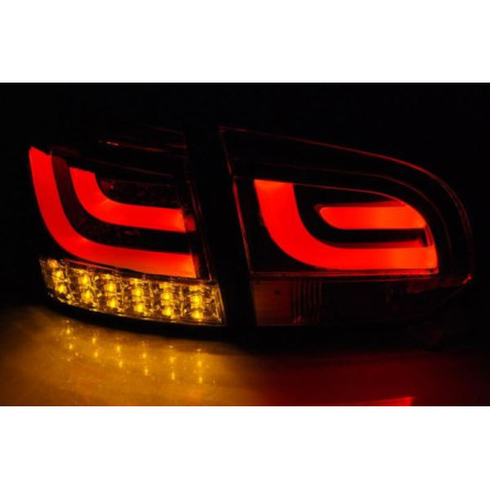 LAMPY TYLNE DIODOWE VW GOLF 6 08-12 BLACK LED BAR