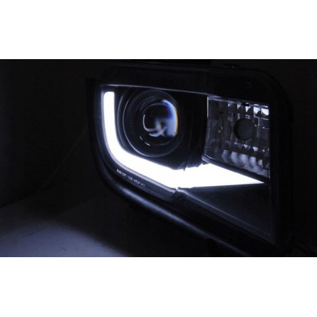 LAMPY REFLEKTORY CHEVROLET CAMARO 09-13 BLACK LED