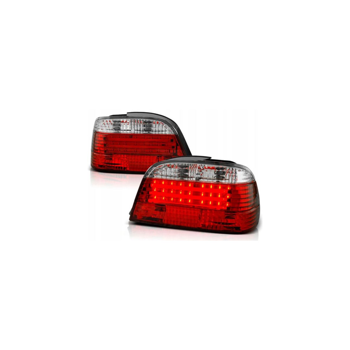 LAMPY BMW E38 06.94-07.01 RED WHITE LED