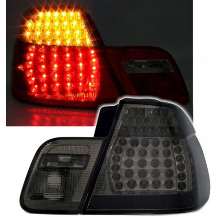 LAMPY DIODOWE BMW E46 05.98-08.01 SEDAN SMOKE LED