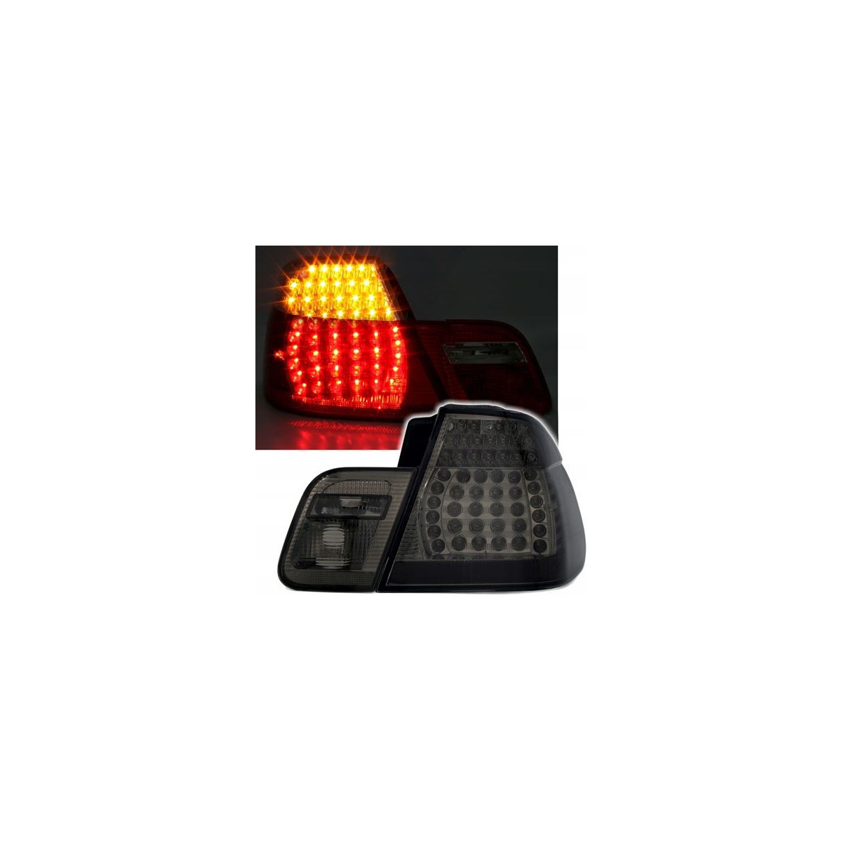 LAMPY DIODOWE BMW E46 05.98-08.01 SEDAN SMOKE LED