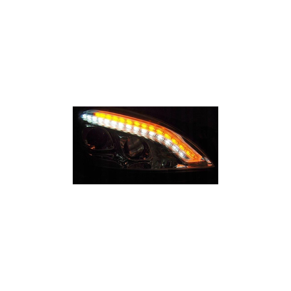 LAMPY MERCEDES W221 05-09 DAYLIGHT HID CHROM