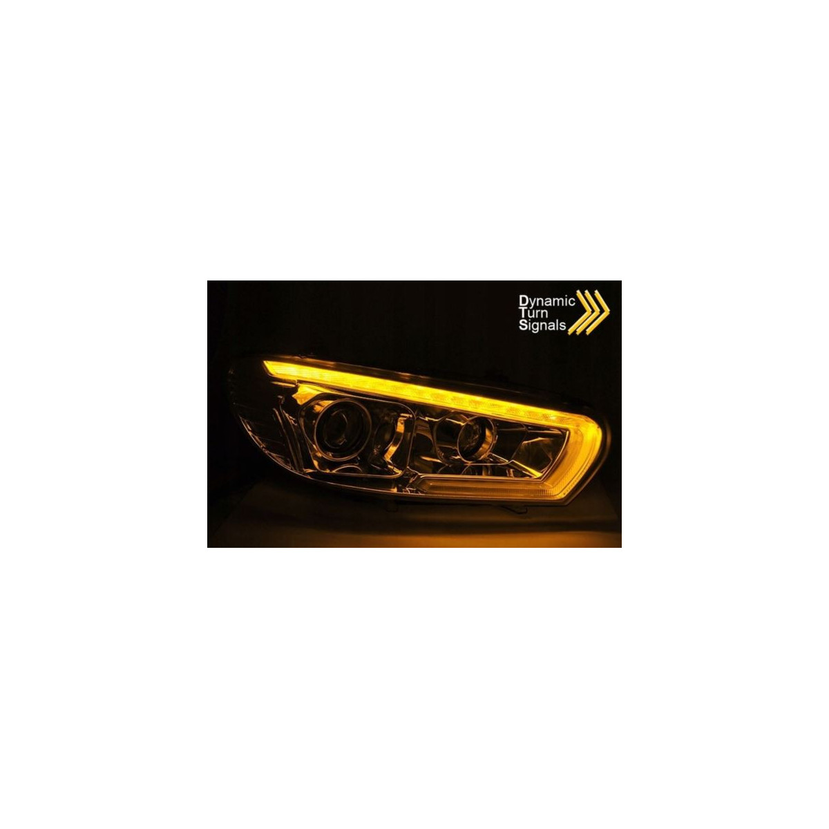 LAMPY REFLEKTORY VW SCIROCCO 08-14 CHROME LED