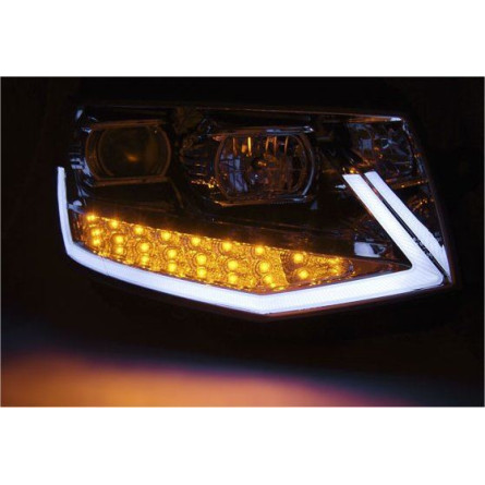 LAMPY VW T6 15- CHROME TUBE LIGHT LED DRL