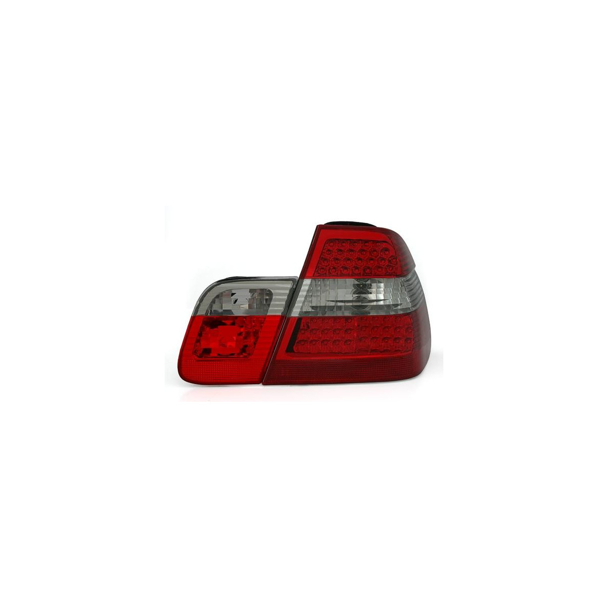 LAMPY TYLNE BMW E46 5/98-8/01 RED/SMOKE