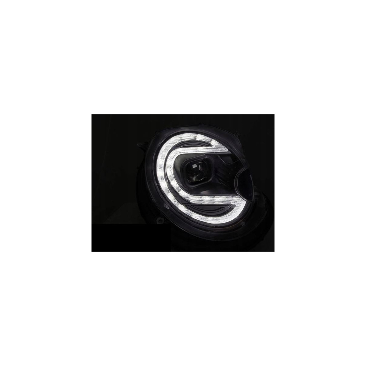 REFLEKTORY TUBE LED BLACK do MINI COOPER 06-14