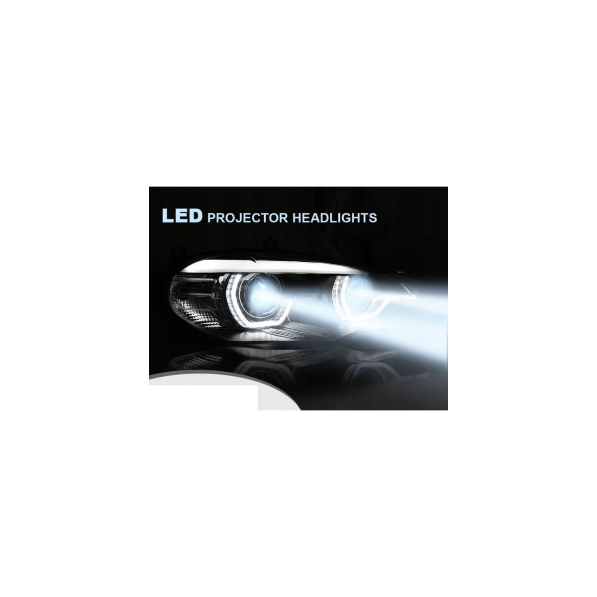 LAMPY FULL LED BLACK  BMW X5 E70 07-13 XENON D1S