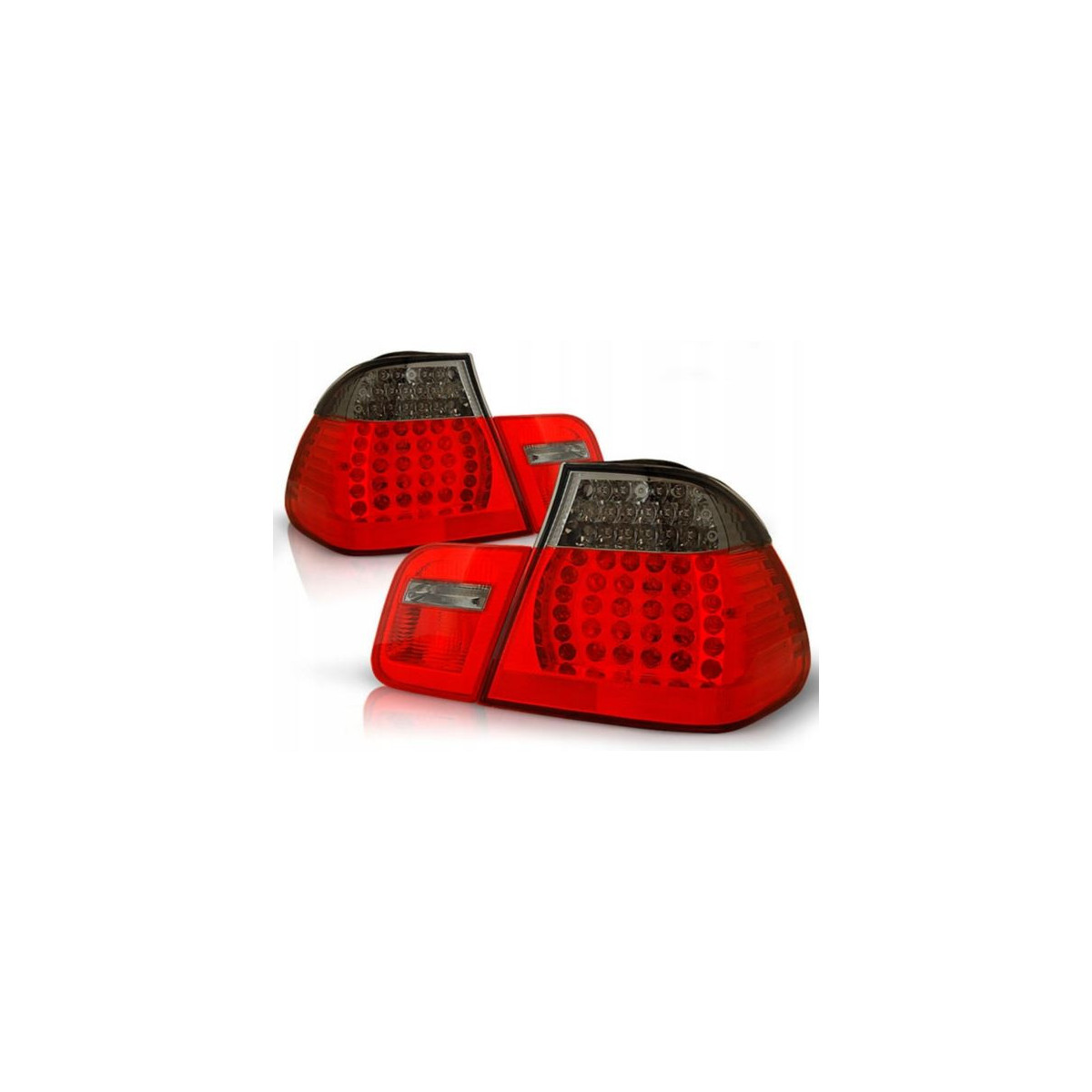 LAMPY TYLNE BMW E46 02-04 RED SMOKE SEDAN LED