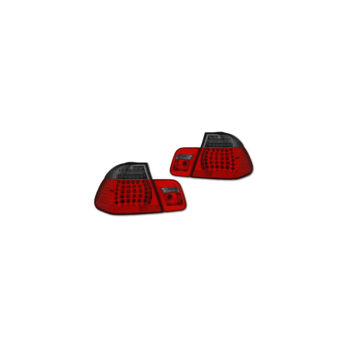 LAMPY TYLNE BMW E46 02-04 RED SMOKE SEDAN LED