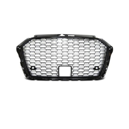 GRILL P. AUDI A3 8V 17- RS3 STYLE GLOSSY BLACK