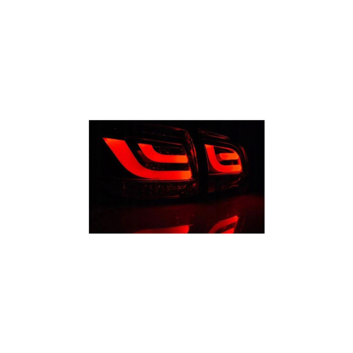 LAMPY DIODOWE VW GOLF VI 6 08-12 RED SMOKE LED BAR