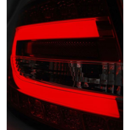 LAMPY LED AUDI A6 C6 4F SEDAN RED SMOKE 6PIN