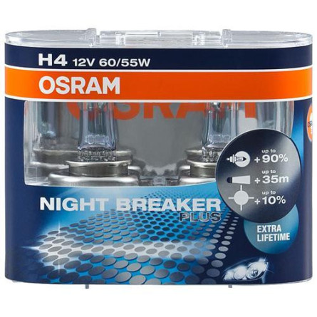 OSRAM NIGHT BREAKER PLUS H4 2SZT.