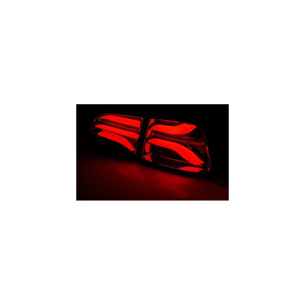 LAMPY DIODOWE TESLA MODEL 3 Y RED SMOKE LED BAR