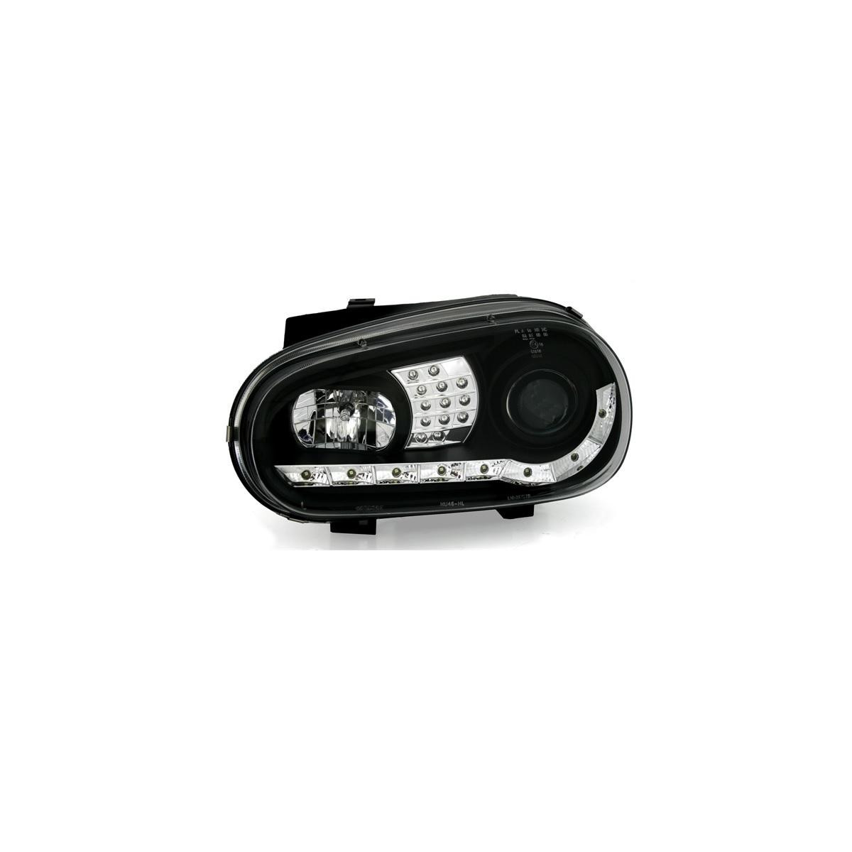 LAMPY DAYLINE VW GOLF 4 LED BLINKIER BLACK
