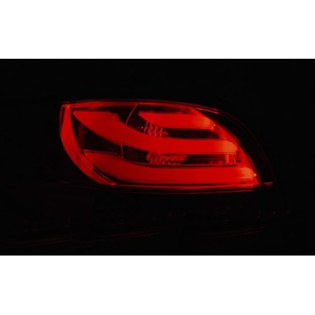LAMPY PEUGEOT 206 10.98- RED WHITE LED BAR