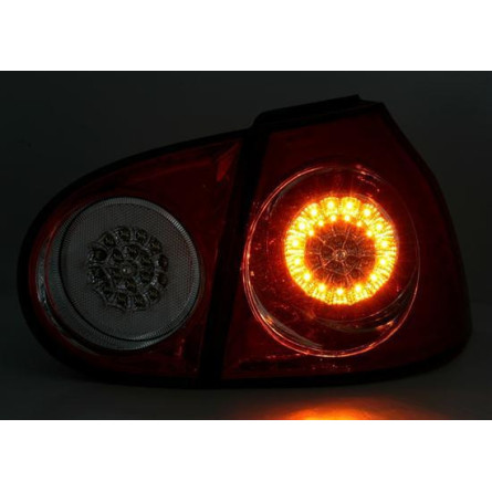LAMPY TYLNE LED VW GOLF 5 RED/SMOKE 03-09
