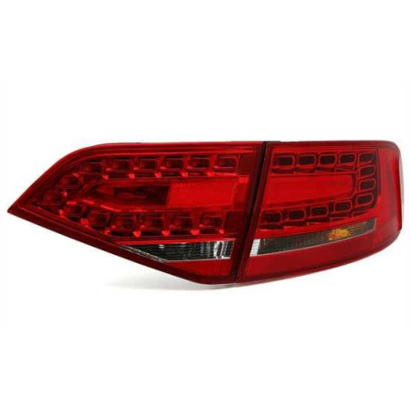 LAMPY TYLNE LED AUDI A4 B8 12/07-5/09 RED WHITE