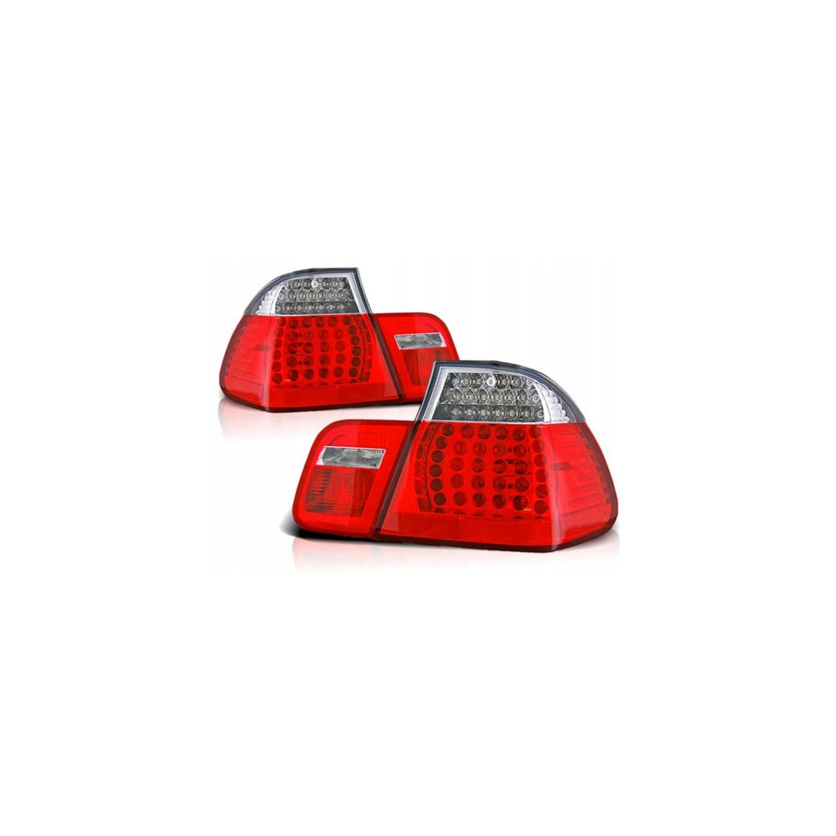 LAMPY TYLNE DIODOWE BMW E46 02-04 LIM RED/CRYSTA