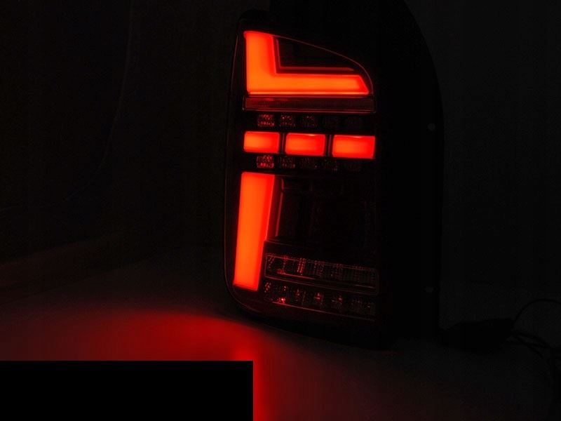 LAMPY DIODOWE FULL LED RED SMOKE do VW T5 10-15
