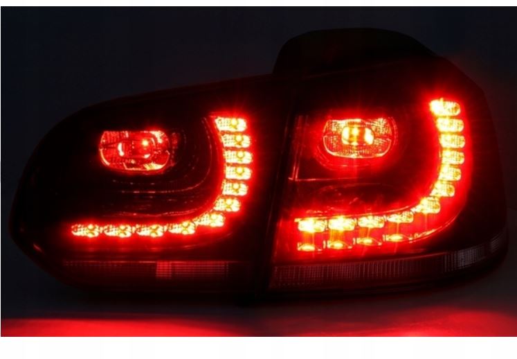LAMPY TYLNE LED VW GOLF 6 10/08- SMOKE