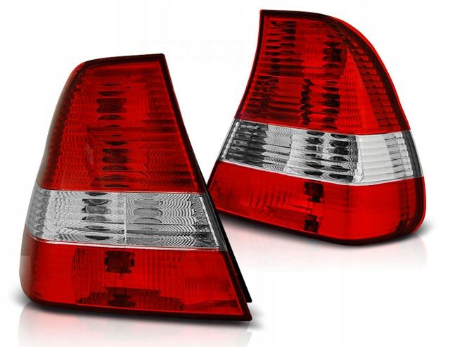 LAMPY TYLNE BMW E46 COMPACT 01-04 RED WHITE