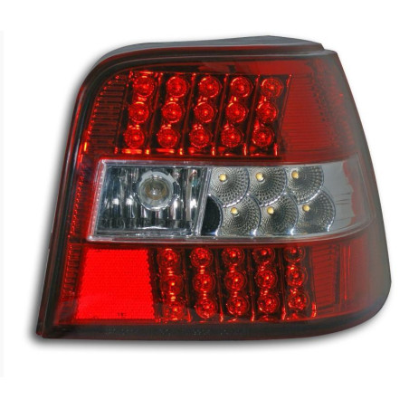LAMPY TYLNE LED VW GOLF 4 97-03 RED WHITE