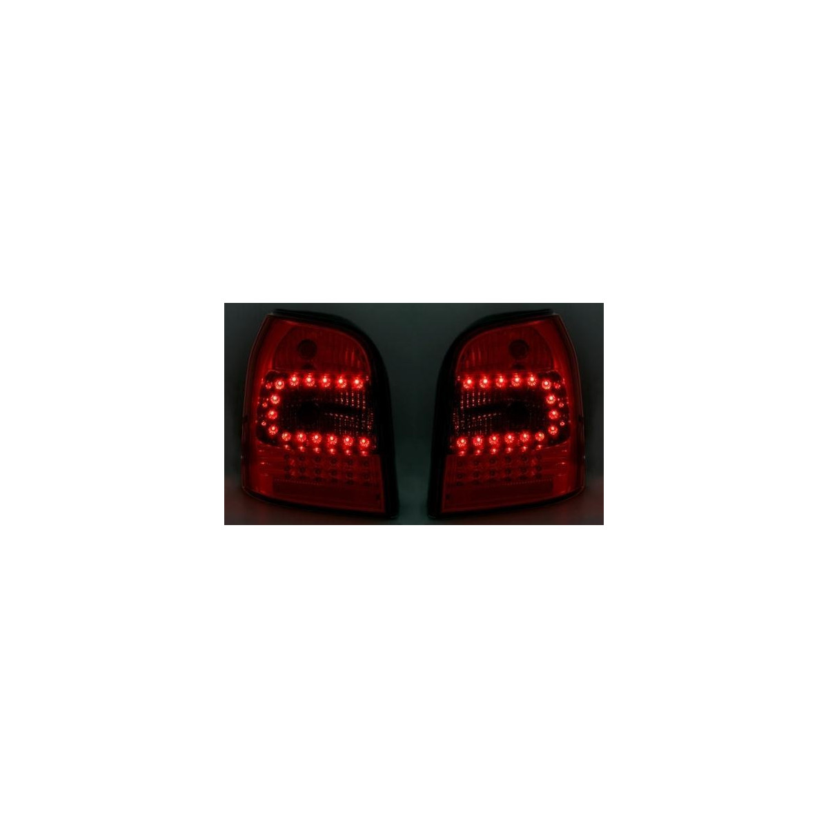 LAMPY TYLNE  LED AUDI A4 B5 94-01 AVANT RED/WHITE