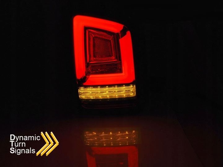 LAMPY DIODOWE VW T5 10-15 RED SMOKE FULL LED DTS