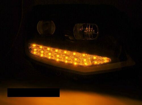 LAMPY VW T6 15- BLACK TUBE LIGHT LED SEQ DRL