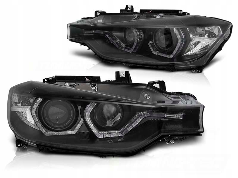 LAMPY BMW F30 F31 11-15 LED BLACK DRL XENON AFS
