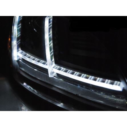XENON HEADLIGHTS LED DRL BLACK SEQ fits AUDI TT 10