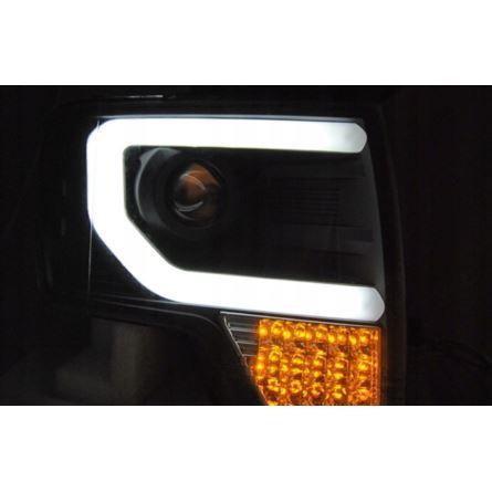 LAMPY PRZEDNIE FORD F150 MK12 08-14 BLACK LED