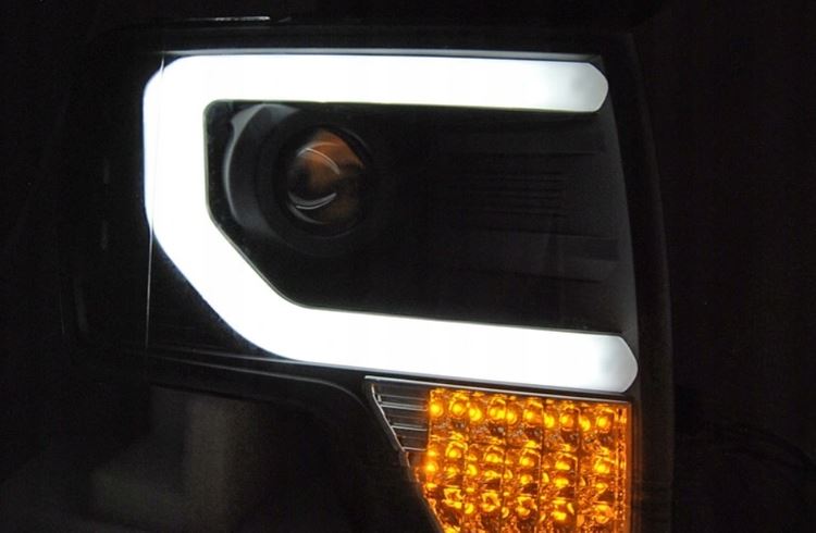 LAMPY PRZEDNIE FORD F150 MK12 08-14 BLACK LED