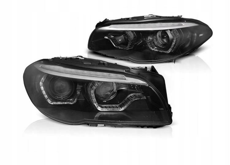 REFLEKTORY XENONOWE AFS LED BLACK do BMW F10 10-13