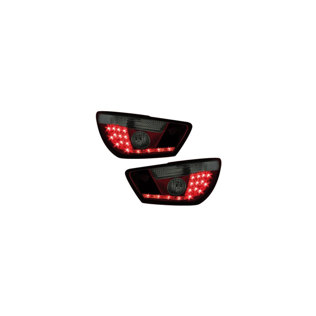 LAMPY TYLNE LED SEAT IBIZA 6J 04.08- RED SMOKE 3D